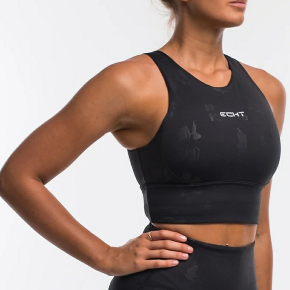 Echt high neck sports bra